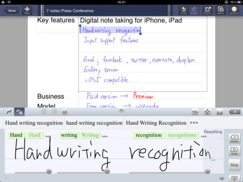 evernote handwriting windows