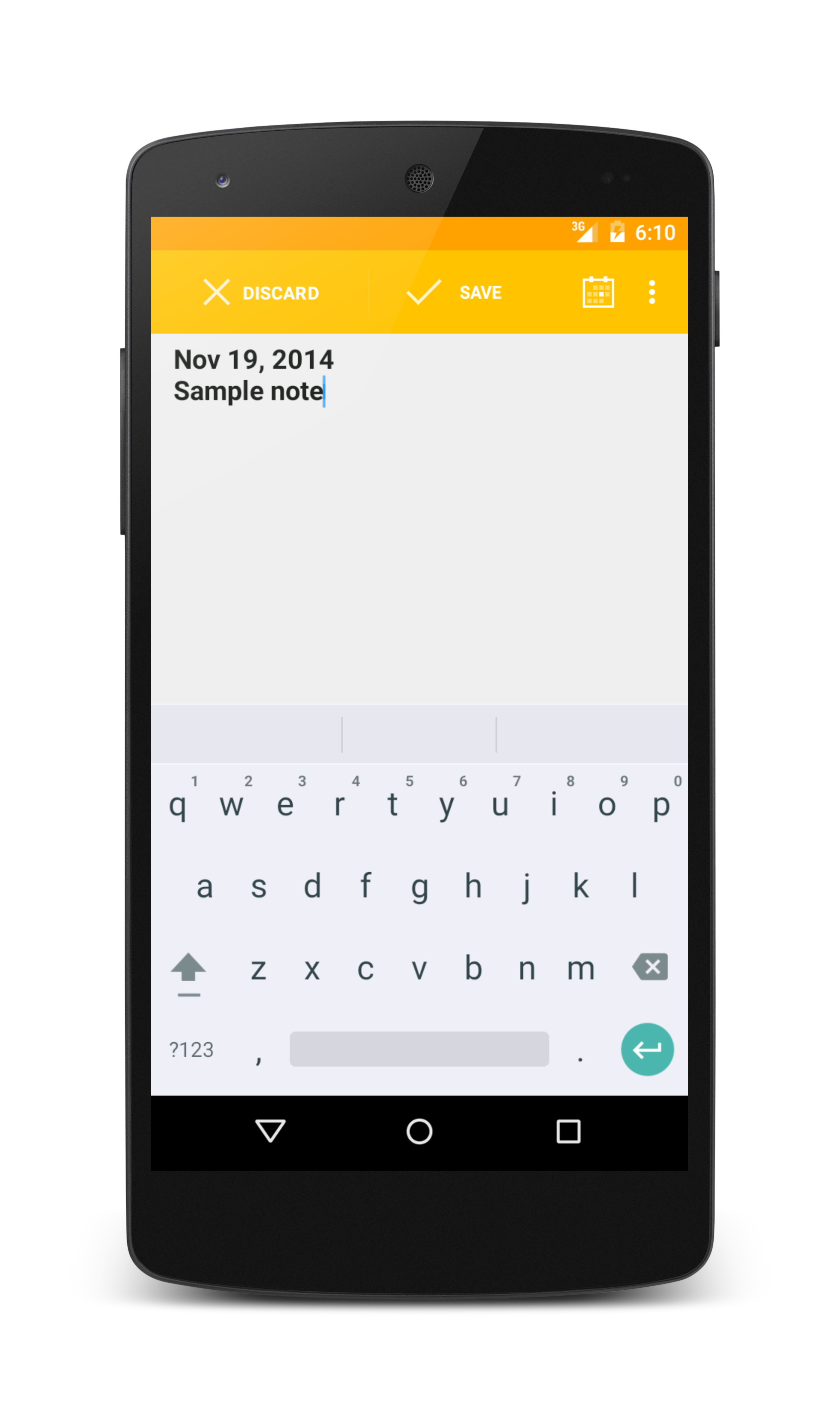 evernote calendar for android