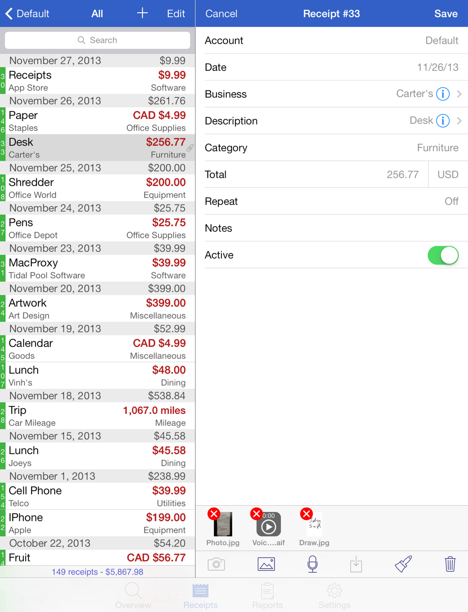 best small business receipt app