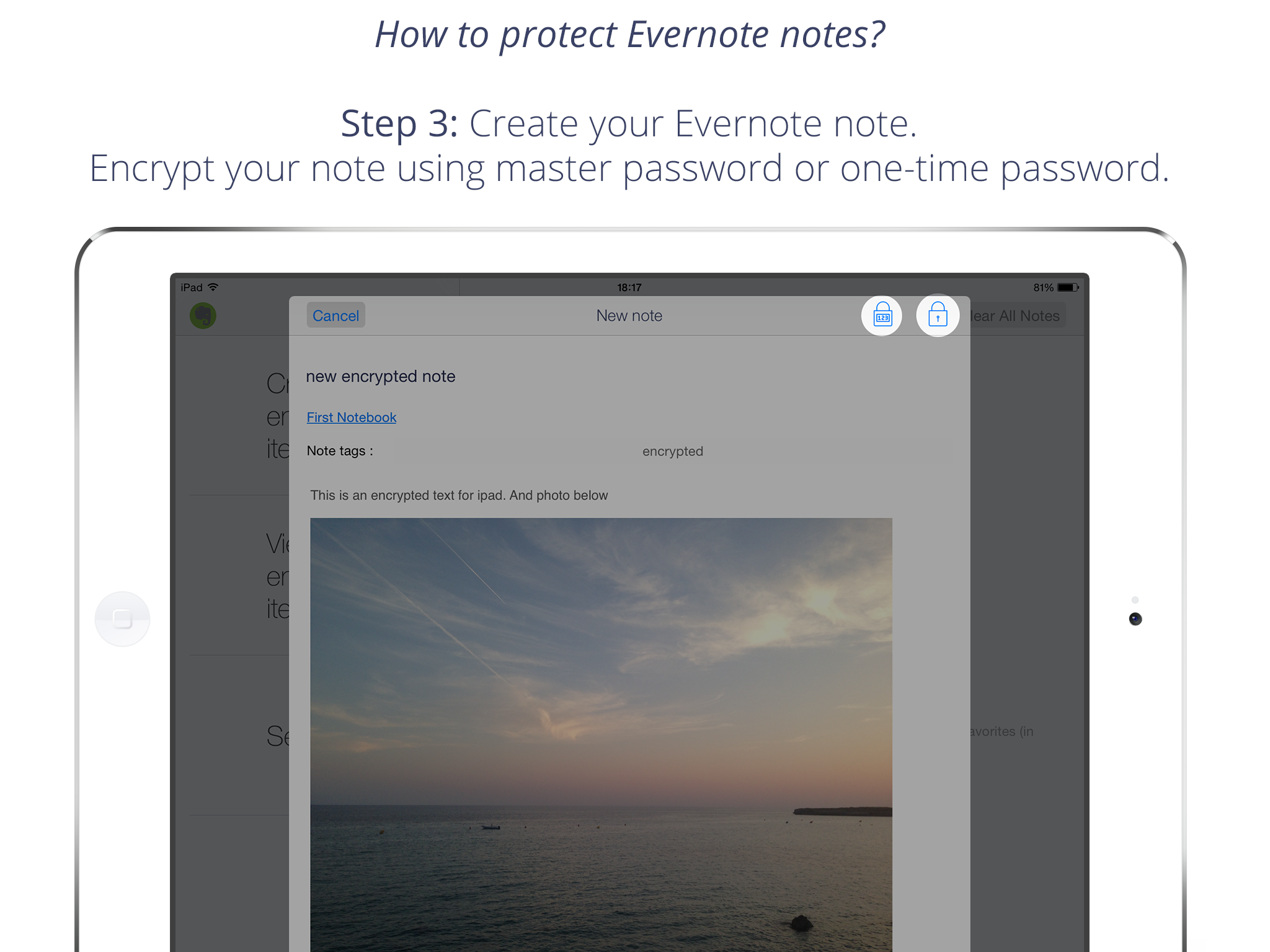 how to move notes in evernote ipad