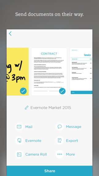 evernote scannable app for iphone